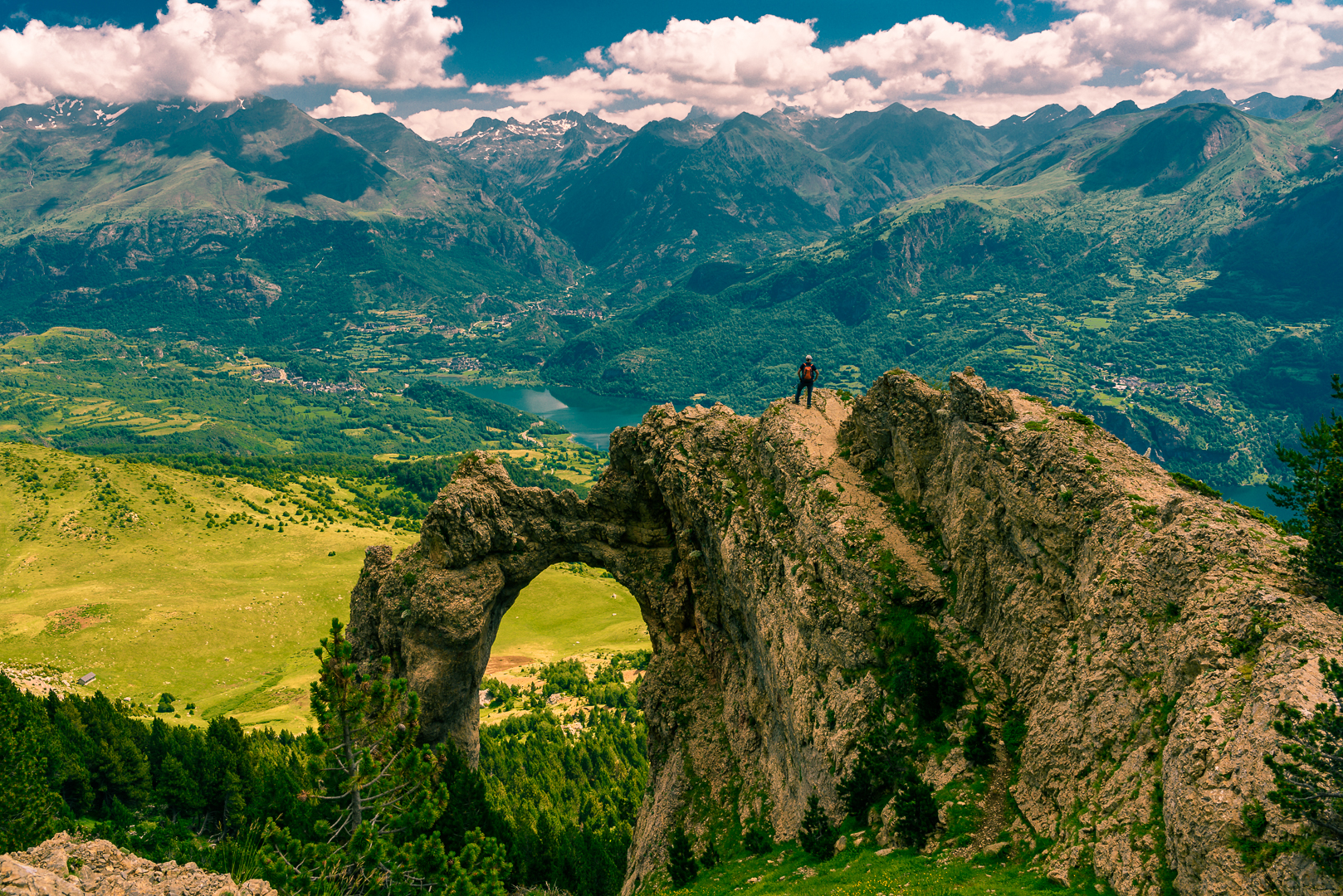 Arco geotectónico natural de Piedrafita de Jaca, Pirineo Aragonés