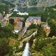 El balneario de Panticosa visto desde lo alto del valle