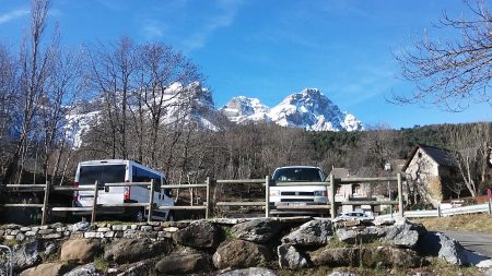 El pueblo de Piedrafita de Jaca en el Valle de Tena, Huesca