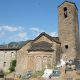Iglesia de San Martín de Oliván con su torre cilíndrica, iglesias del Serrablo, Huesca
