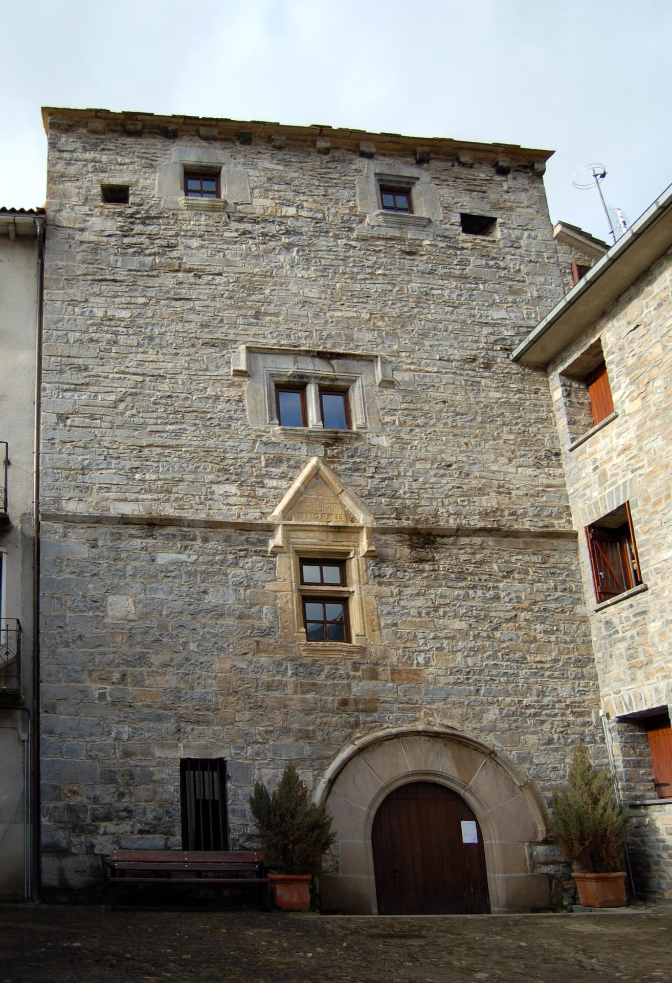 Casa-fuerte de La Torraza en Biescas, construida en 1580 por el infanzón Juan de Acín